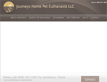 Tablet Screenshot of journeyspet.com